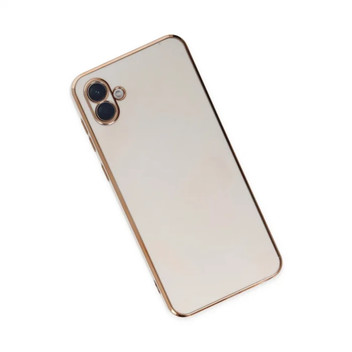 Samsung Galaxy A04 Kılıf Volet Silikon - Beyaz