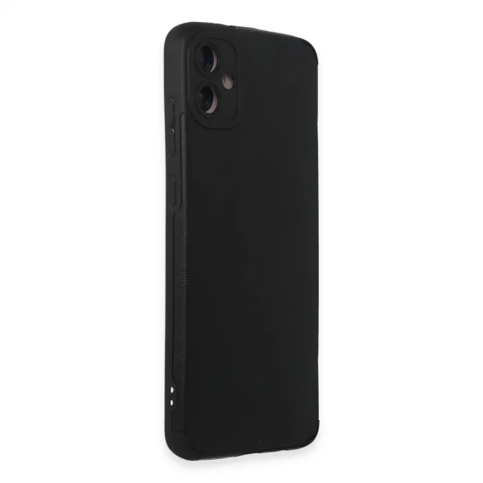 Samsung Galaxy A05 Kılıf Loop Deri Silikon - Siyah