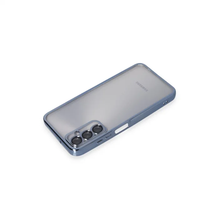 Samsung Galaxy A05s Kılıf Razer Lensli Silikon - Açık Mavi