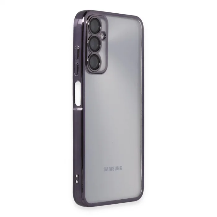 Samsung Galaxy A05s Kılıf Razer Lensli Silikon - Mor