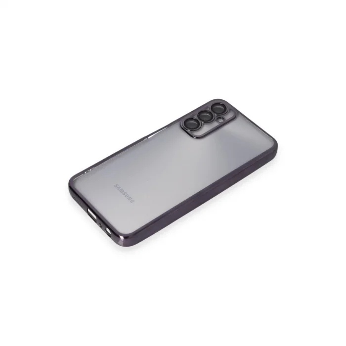 Samsung Galaxy A05s Kılıf Razer Lensli Silikon - Mor