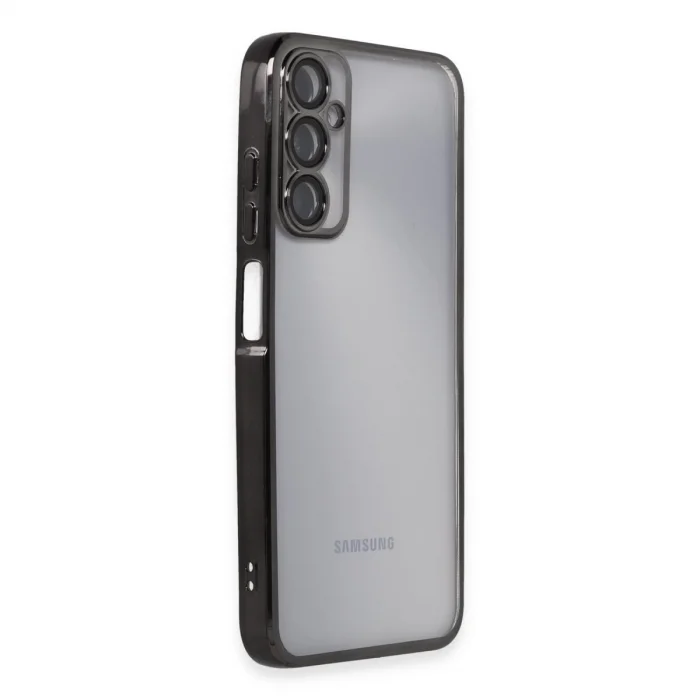 Samsung Galaxy A05s Kılıf Razer Lensli Silikon - Siyah