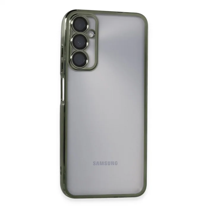 Samsung Galaxy A05s Kılıf Razer Lensli Silikon - Yeşil