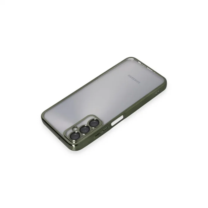 Samsung Galaxy A05s Kılıf Razer Lensli Silikon - Yeşil