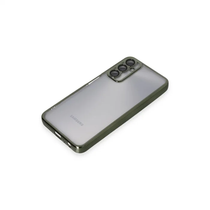 Samsung Galaxy A05s Kılıf Razer Lensli Silikon - Yeşil