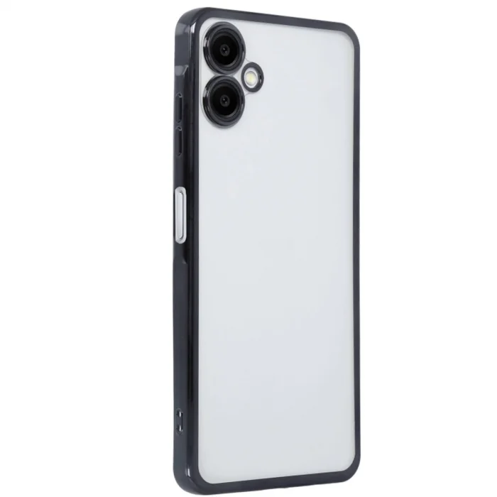 Samsung Galaxy A06 Kılıf Razer Lensli Silikon - Siyah