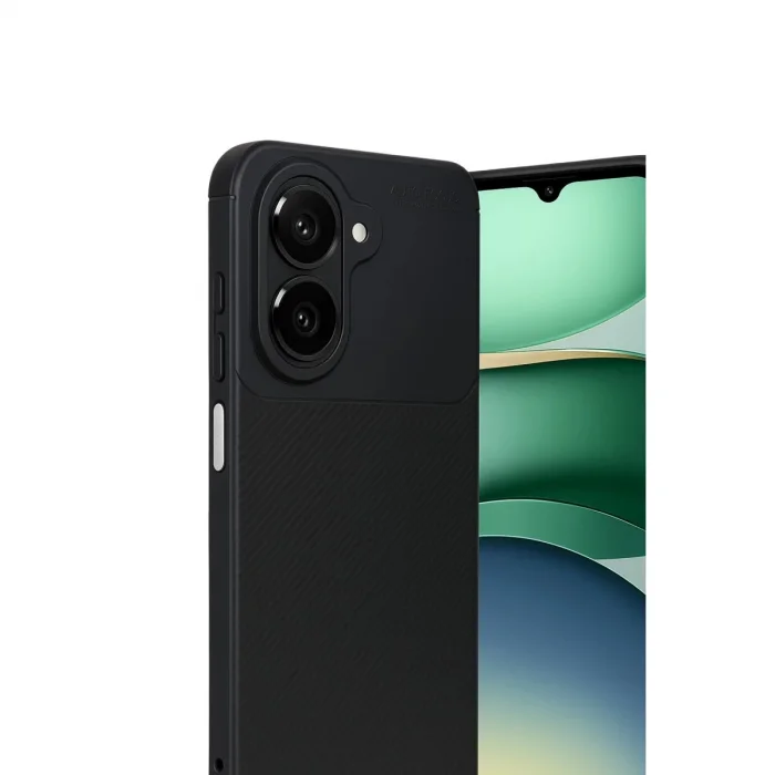 Samsung Galaxy A07 Auto Focus Karbon Kapak - Siyah