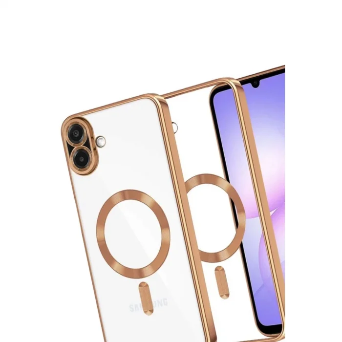 Samsung Galaxy A07 Kross Magneticsafe Kapak - Çöl Titanyum