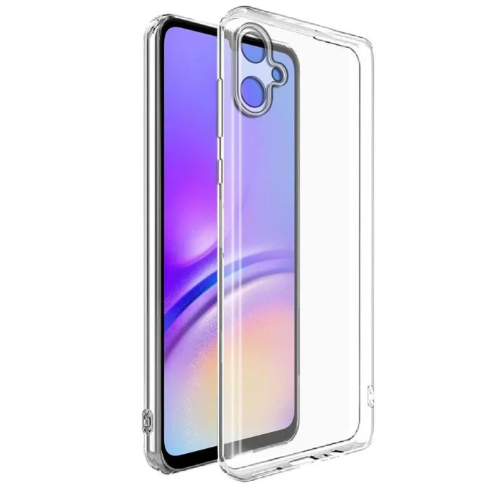 Samsung Galaxy A07 Lüx Şeffaf Silikon - Şeffaf