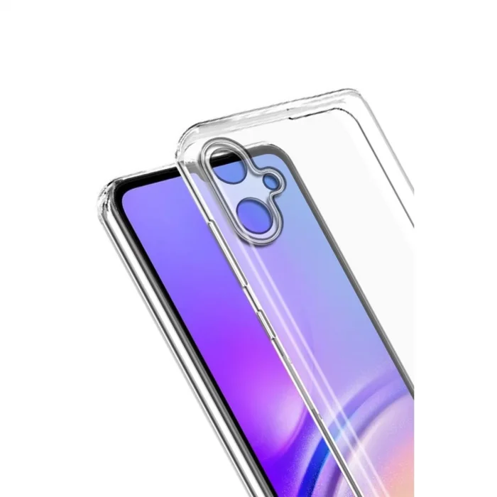 Samsung Galaxy A07 Lüx Şeffaf Silikon - Şeffaf