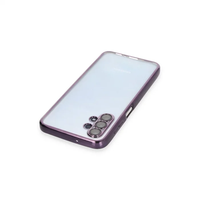Samsung Galaxy A13 4g Kılıf Razer Lensli Silikon - Mor