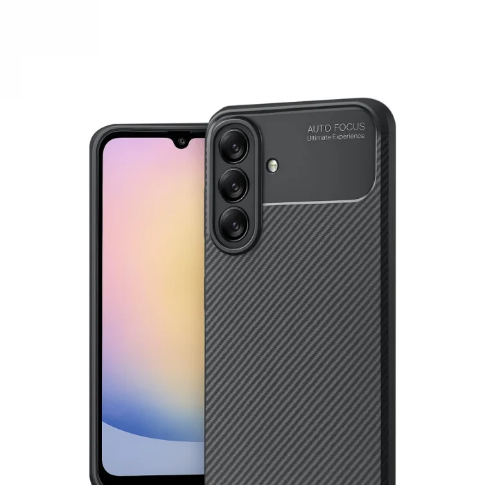 Samsung Galaxy A17 5g Auto Focus Karbon Kapak - Siyah