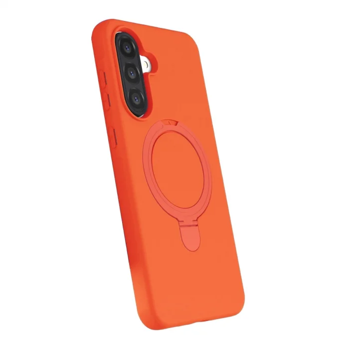 Samsung Galaxy A17 5g Regal Magsafe Standlı Kapak - Turuncu