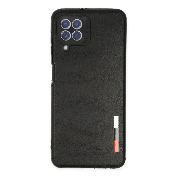 Samsung Galaxy A22 Kılıf Loop Deri Silikon - Siyah