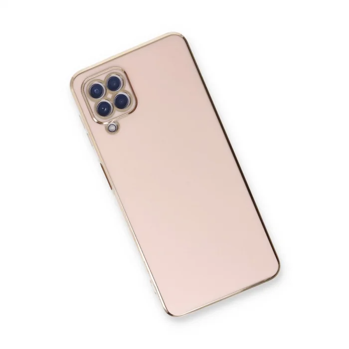 Samsung Galaxy A22 Kılıf Volet Silikon - Pembe