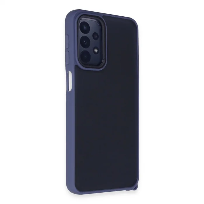 Samsung Galaxy A23 4g Kılıf Elegant Kapak - Açık Mavi