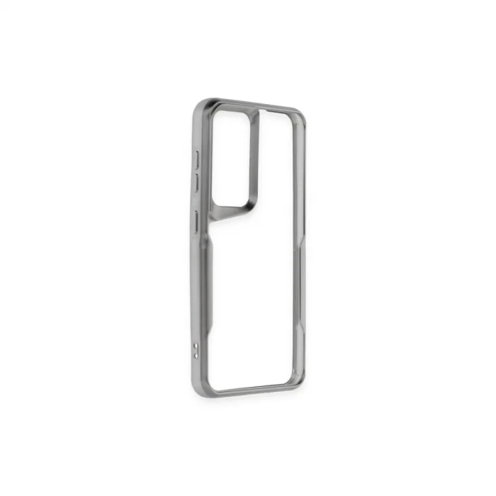 Samsung Galaxy A25 5g Kılıf Boyi Silikon Kapak - Gümüş