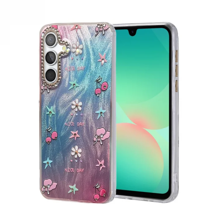 Samsung Galaxy A26 Kılıf Blade Aynalı Desenli Kapak - Desen 4