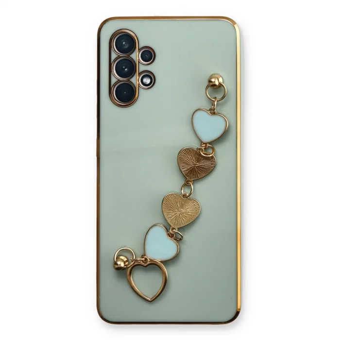 Samsung Galaxy A32 Kılıf Esila Silikon - Su Yeşili