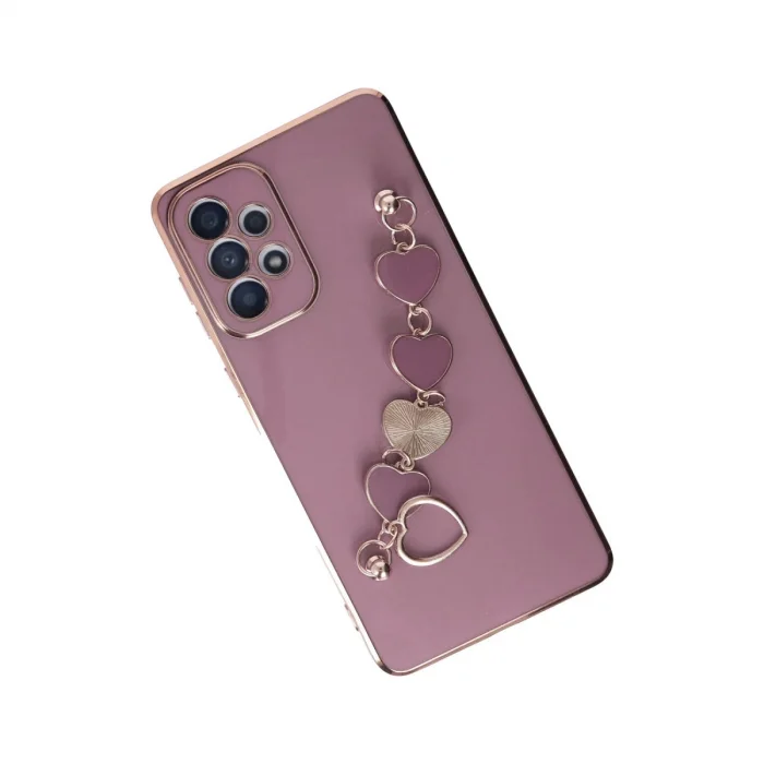 Samsung Galaxy A33 5g Kılıf Esila Silikon - Mor