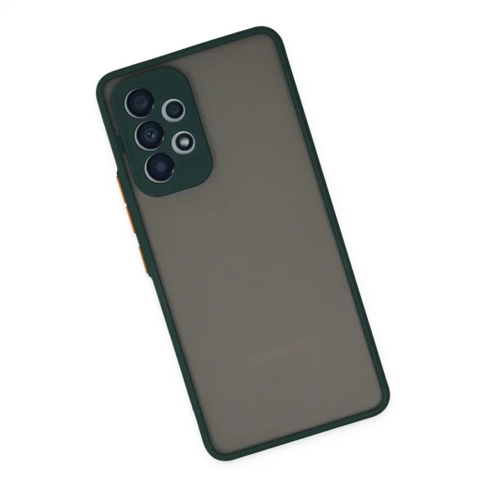 Samsung Galaxy A33 5g Kılıf Montreal Silikon Kapak - Yeşil