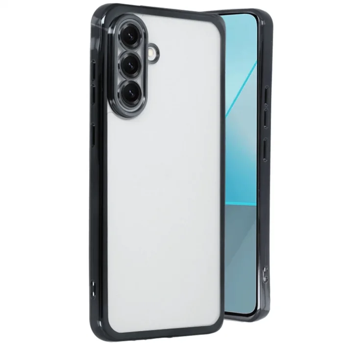 Samsung Galaxy A56 Kılıf Razer Lensli Silikon - Siyah