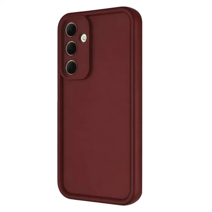 Samsung Galaxy A56 Kılıf Viera Silikon - Bordo