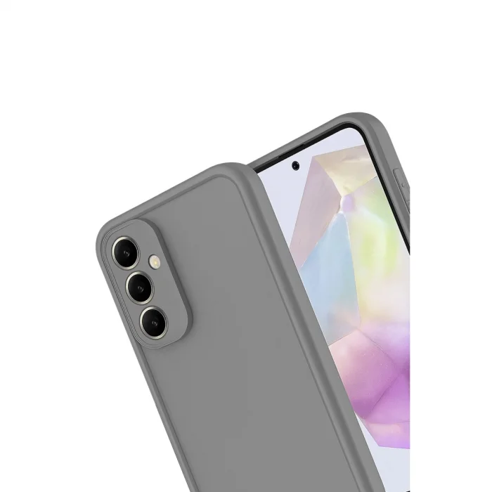 Samsung Galaxy A56 Kılıf Viera Silikon - Gri