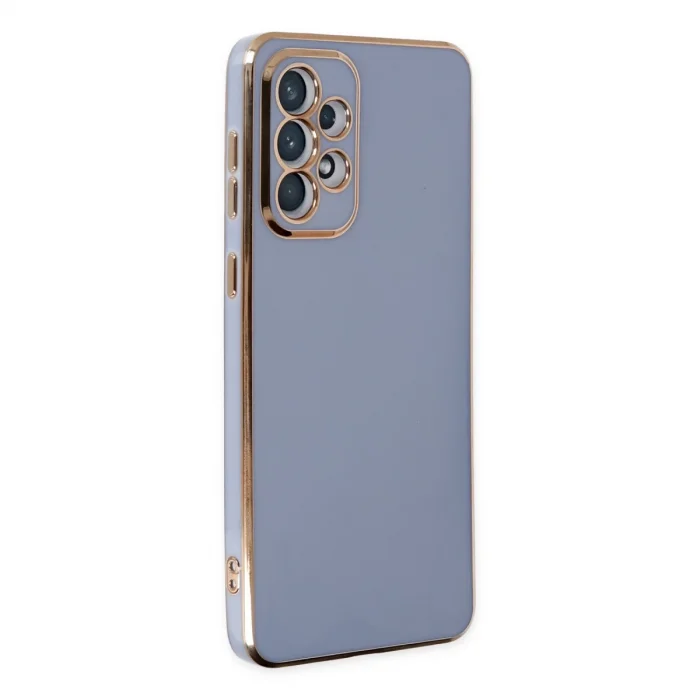 Samsung Galaxy A73 5g Kılıf Volet Silikon - Mavi