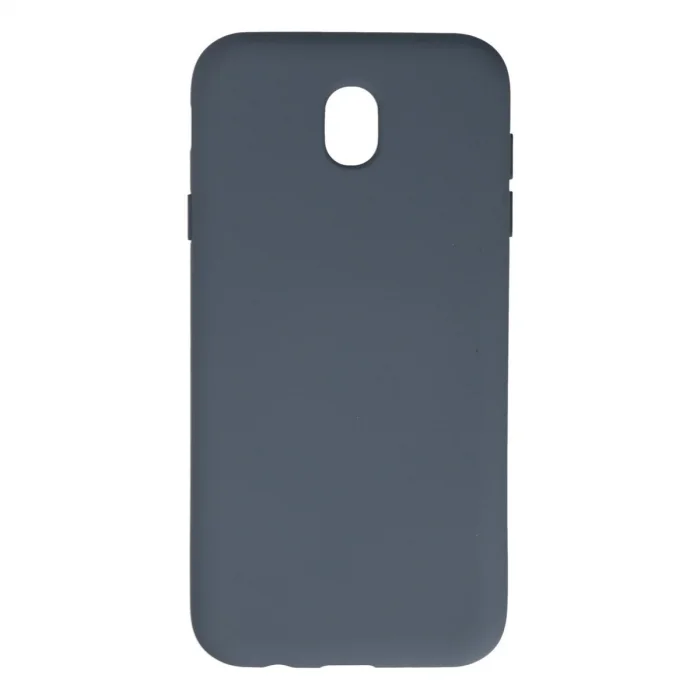 Samsung Galaxy J7 Pro / J730 Kılıf Nano İçi Kadife Silikon - Gri