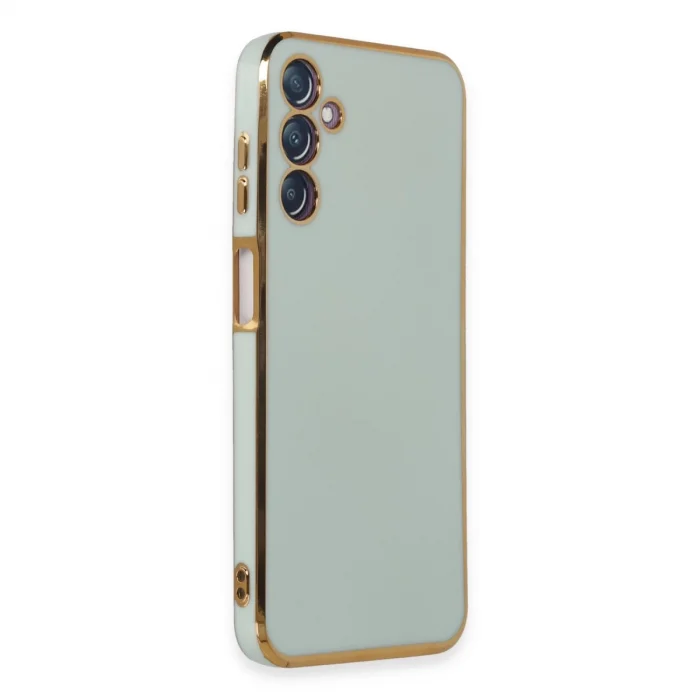 Samsung Galaxy M14 5g Kılıf Volet Silikon - Açık Yeşil