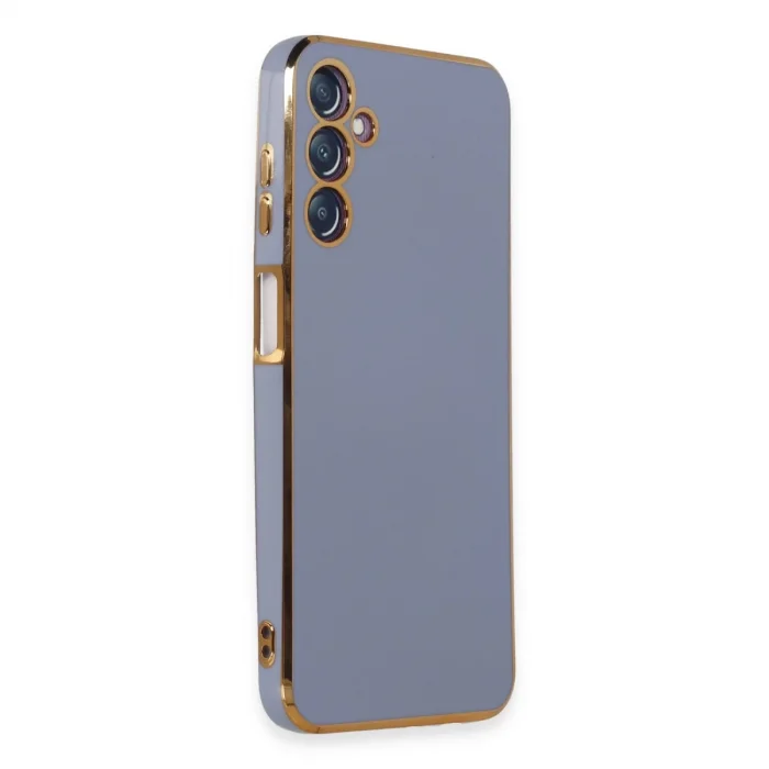 Samsung Galaxy M14 5g Kılıf Volet Silikon - Mavi