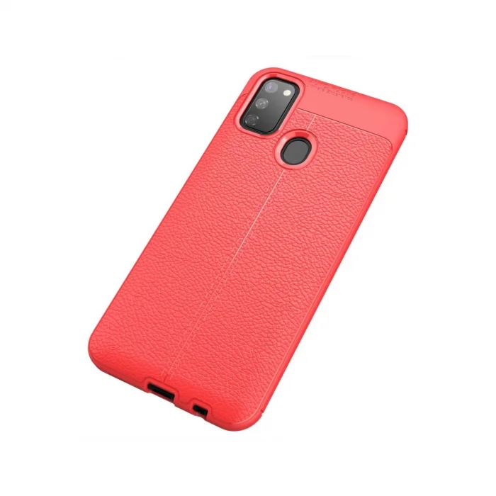 Samsung Galaxy M30s Kılıf Auto Focus Kapak - Kırmızı