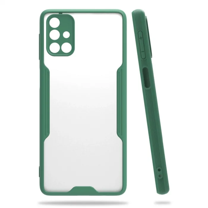 Samsung Galaxy M31s Kılıf Platin Silikon - Yeşil