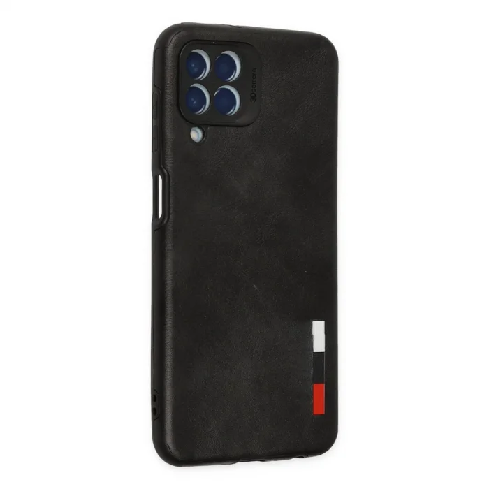 Samsung Galaxy M33 Kılıf Loop Deri Silikon - Siyah