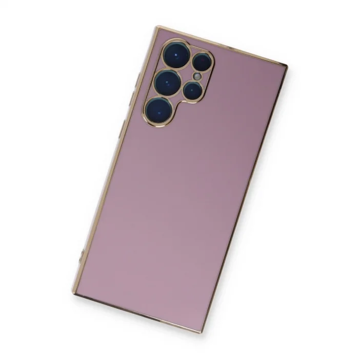 Samsung Galaxy S22 Ultra Kılıf Volet Silikon - Mor