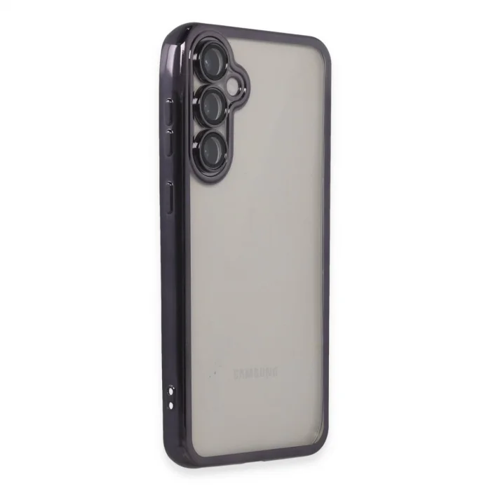 Samsung Galaxy S23 Fe Kılıf Razer Lensli Silikon - Mor