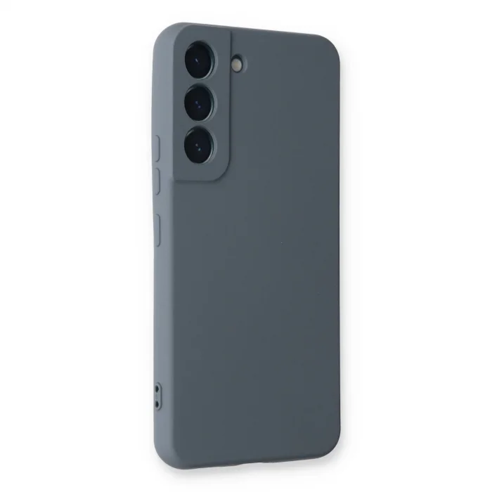 Samsung Galaxy S23 Kılıf Nano İçi Kadife Silikon - Gri