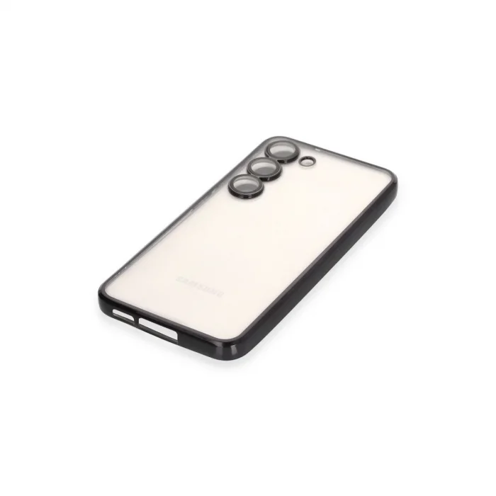 Samsung Galaxy S23 Kılıf Razer Lensli Silikon - Siyah