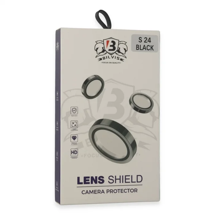 Samsung Galaxy S24 Bilvis Titan Kamera Lens - Siyah
