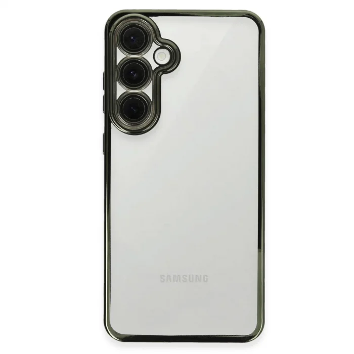 Samsung Galaxy S24 Fe Kılıf Razer Lensli Silikon - Yeşil