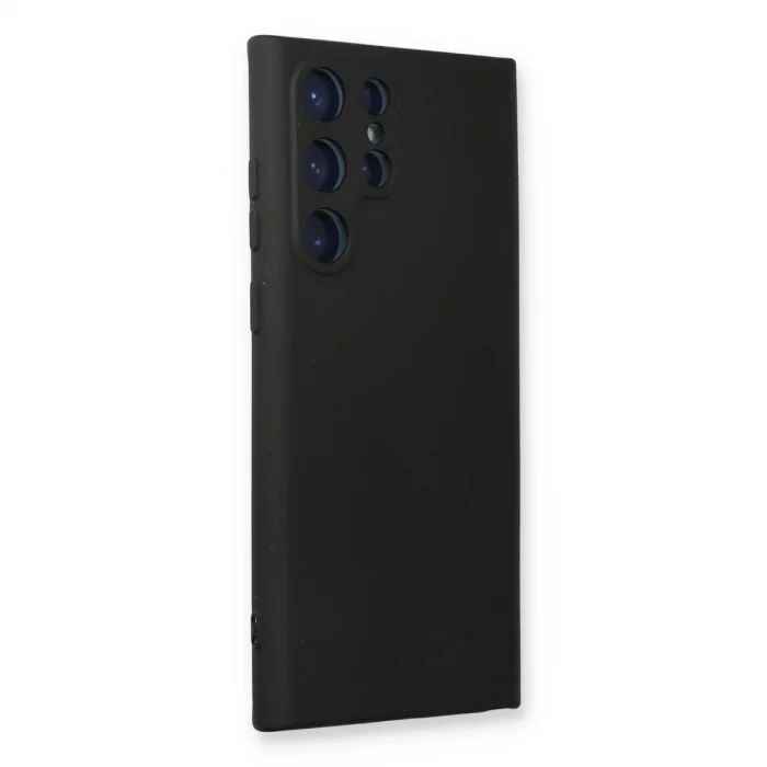 Samsung Galaxy S24 Ultra Kılıf Nano İçi Kadife Silikon - Siyah