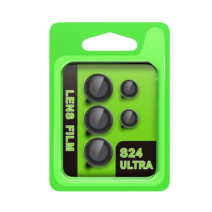 Samsung Galaxy S24 Ultra Raze Metal Kamera Lens - Siyah