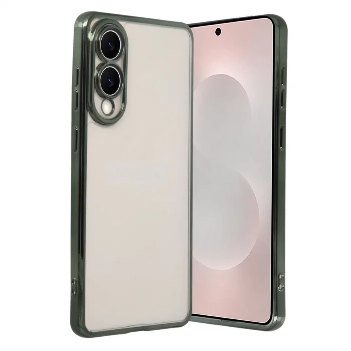 Samsung Galaxy S25 Edge Razer Lensli Silikon - Yeşil