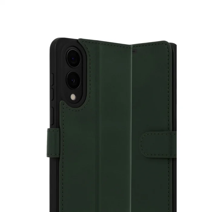 Samsung Galaxy S25 Edge Trend S Plus Kapaklı Kılıf - Koyu Yeşil