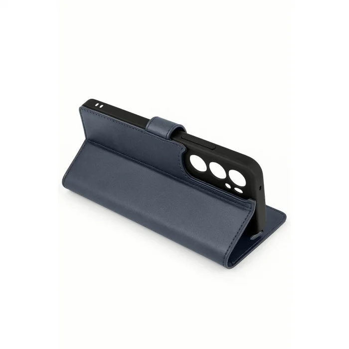 Samsung Galaxy S25 Edge Trend S Plus Kapaklı Kılıf - Lacivert