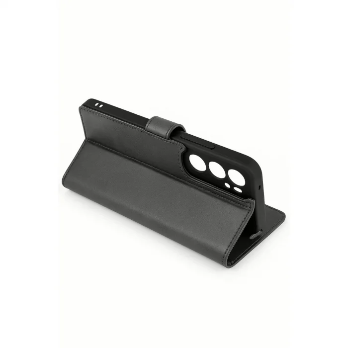 Samsung Galaxy S25 Edge Trend S Plus Kapaklı Kılıf - Siyah