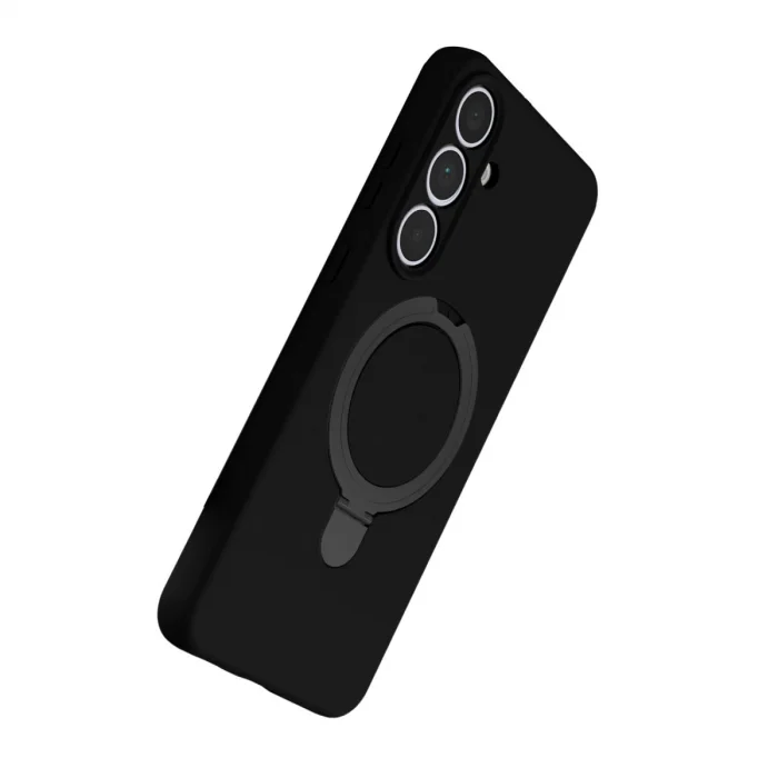 Samsung Galaxy S25 Fe Regal Magsafe Standlı Kapak - Siyah