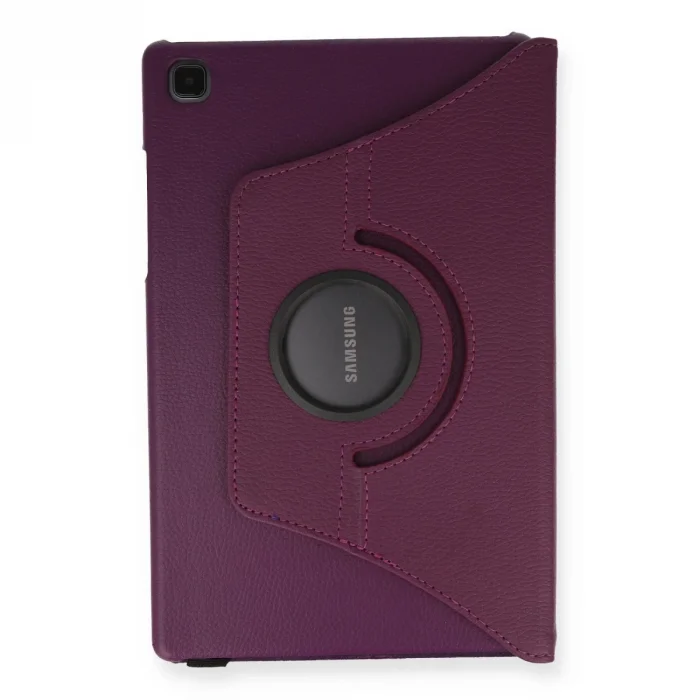 Samsung Galaxy T500 Tab A7 10.4 Kılıf 360 Tablet Deri Kılıf - Mürdüm