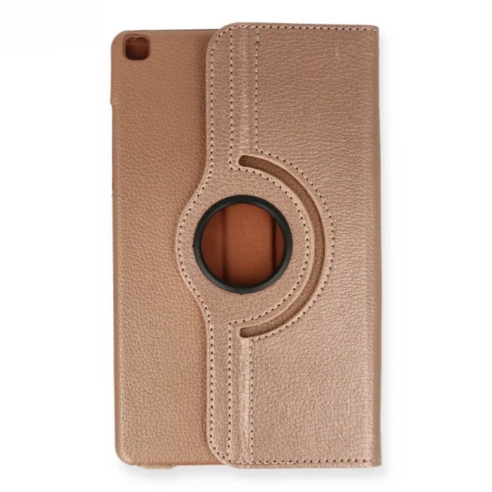 Samsung Galaxy Tab A9 Plus Kılıf 360 Tablet Deri Kılıf - Rose Gold